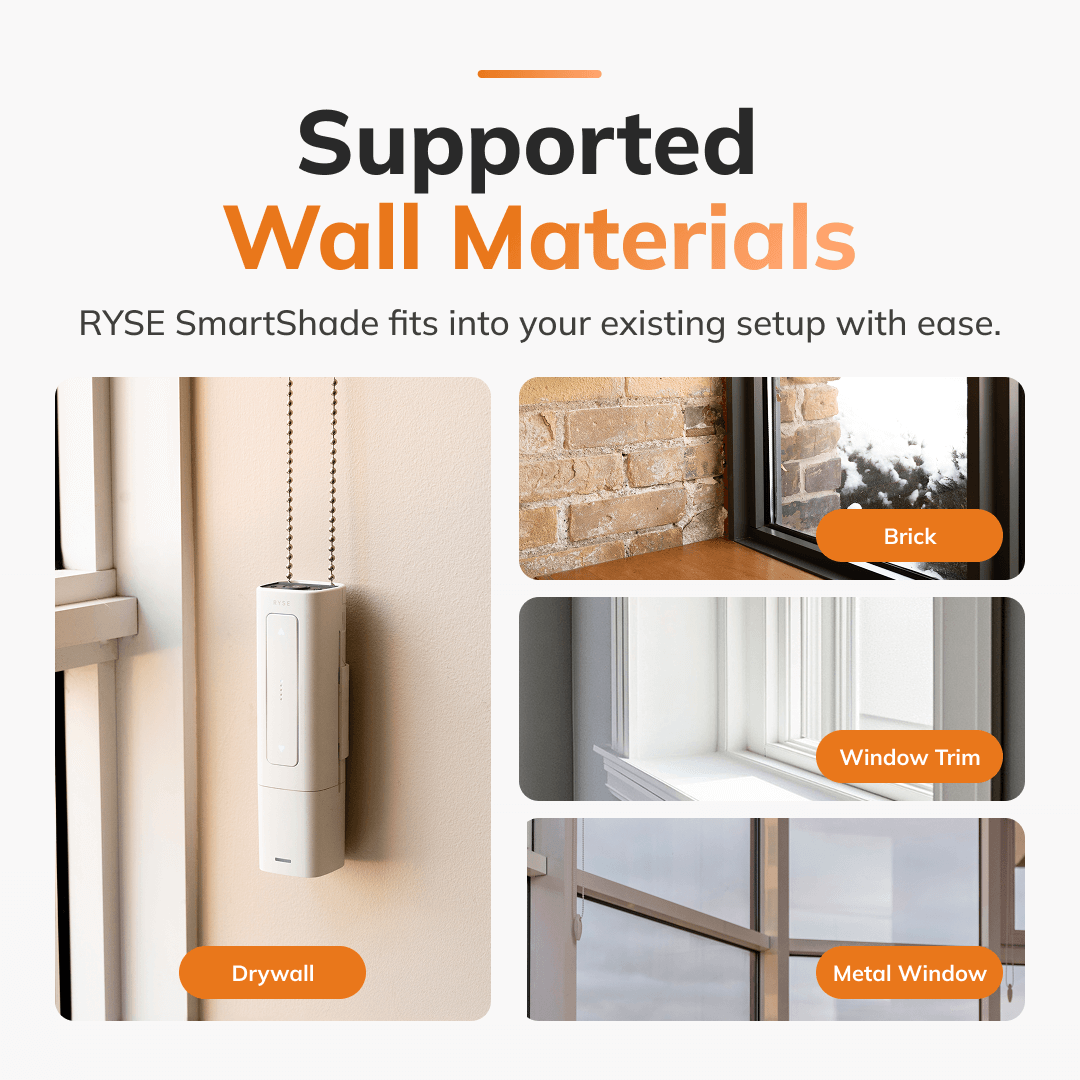 Smart Shade Control RYSE - Smart Shades for Window – Motorize & Control with Ease